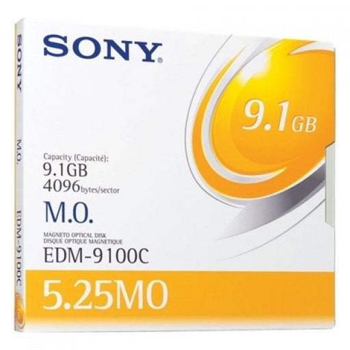 Sony R/W Magneto Optical 5.25" Disc, 9.1GB 512 B/S (14X)