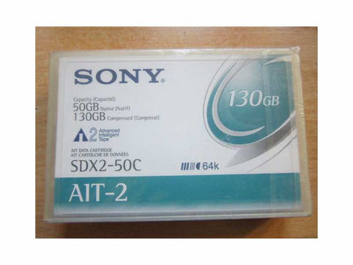 Sony SDX2-50C AIT-2 Backup Tape Cartridge (50GB/130GB Retail Pack)