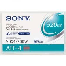 Sony SDX4200WWW AIT-4 Backup WORM Tape Cartridge (200GB/520GB Retail Pack)