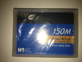 Dell 09W083 (340-1896) 4mm DDS-4 Backup Tape Cartridge (20GB/40GB Retail Pack)