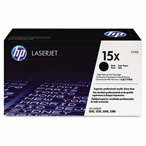 HP 15X Black Toner Cartridge (C7115X), High Yield