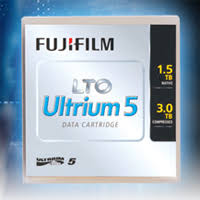 Fuji 16008030 LTO-5 Backup Tape Cartridge (1.5TB/3.0TB) Retail Pack