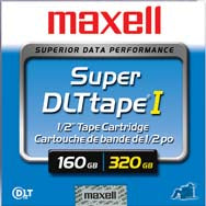 Maxell 160GB/320GB SDLT-1 Backup Tape  (Retail Packaging)