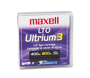 Maxell 183900 LTO-3 Backup Tape Cartridge (400GB/800GB) Retail Pack