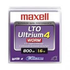 Maxell 183907 LTO-4 Backup WORM Tape Cartridge (800GB/1.6TB) Retail Pack