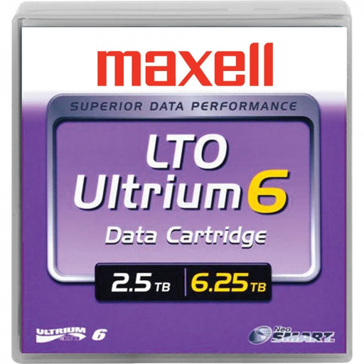 Maxell 229558 LTO Ultrium 6 Tape Cartridge - 2.5TB/6.25TB (MP)
