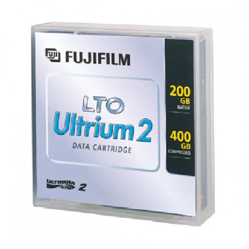 Fuji 600003229 LTO-2 Backup Tape Cartridge - Replaces Old Part # 26220001 (200GB/400GB) Retail Pack