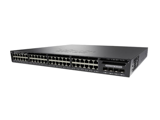 Cisco Catalyst WS-C3650-48PQ-S 3650 48 Port PoE 4x10G Uplink IP Base