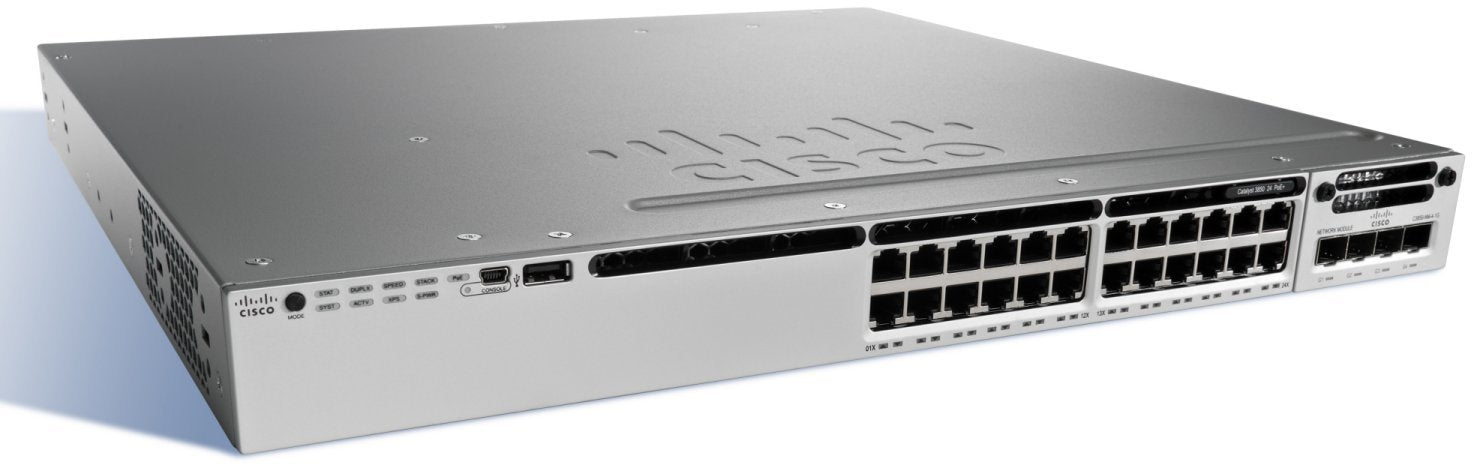 Cisco Catalyst WS-C3850-24T-E 3850 24 Port Data IP Services