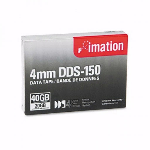 Imation 40963 4mm DDS-4 Backup Tape Cartridge (20GB/40GB 150m Retail Pack)