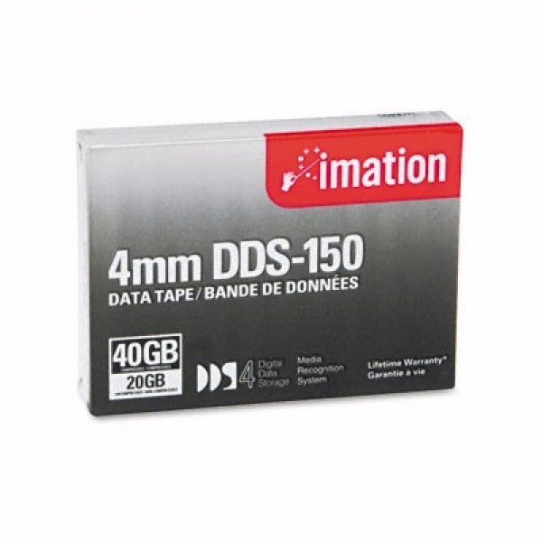 Imation 40963 4mm DDS-4 Backup Tape Cartridge (20GB/40GB 150m Retail Pack)