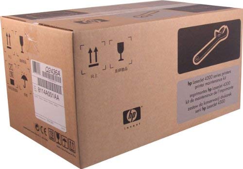 HP Q2436A LaserJet 4300 maintenance kit - (120V) - Includes fusing assembly, separation roller, transfer roller, feed roller for Tray 1, two feed rollers for 500 sheet tray, one feed roller for 1500 sheet tray and installation instructions