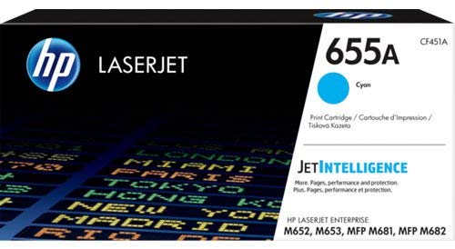 HP 655A | CF451A | Toner Cartridge | Cyan