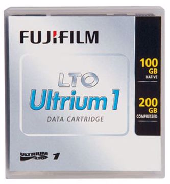 Fuji 600003188 LTO-1 Backup Tape Cartridge (100GB/200GB) Retail Pack