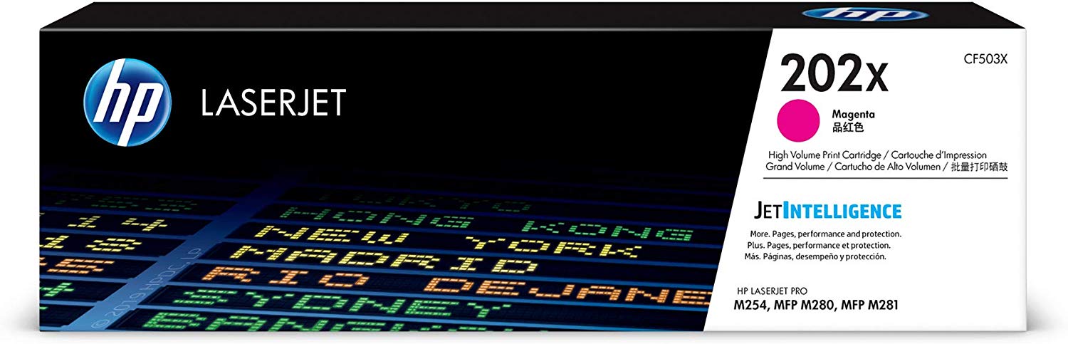 HP 202X | CF503X | Toner Cartridge | Magenta | High Yield