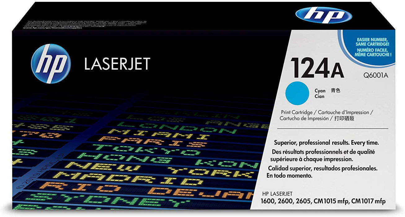 HP 124A | Q6001A | Toner Cartridge | Cyan