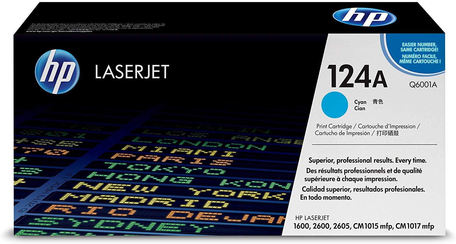 HP 124A | Q6001A | Toner Cartridge | Cyan