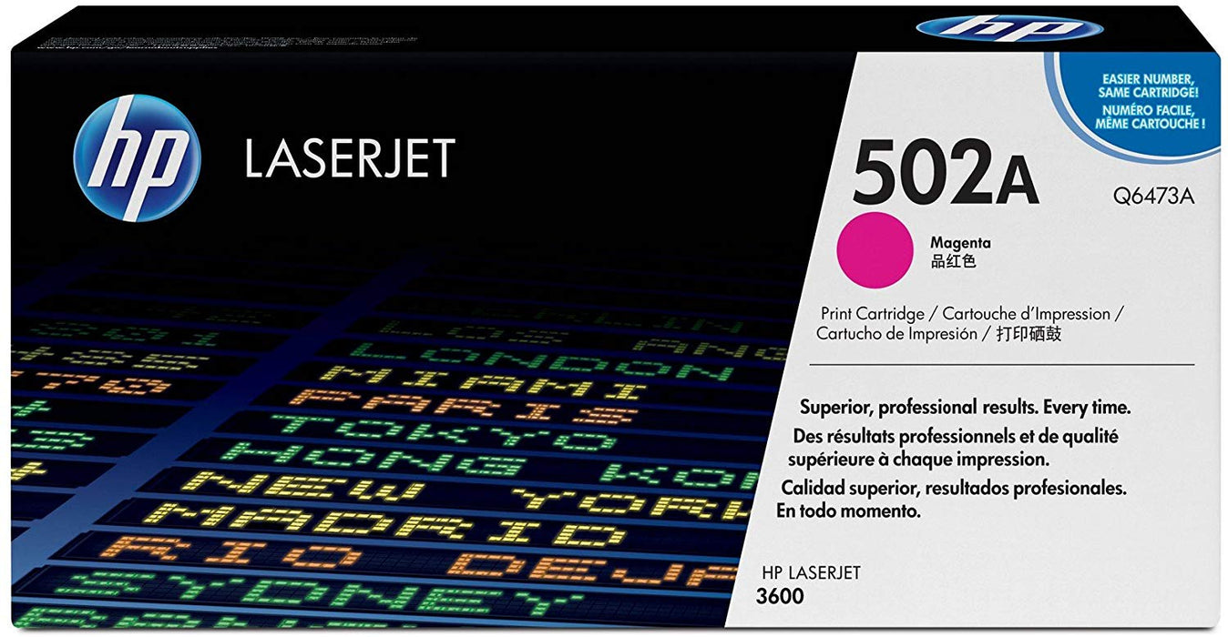 HP 502A | Q6473A | Toner Cartridge | Magenta