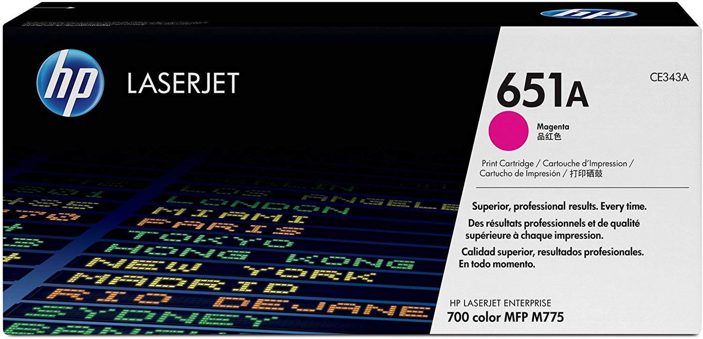 HP 651A | CE343A | Toner Cartridge | Magenta