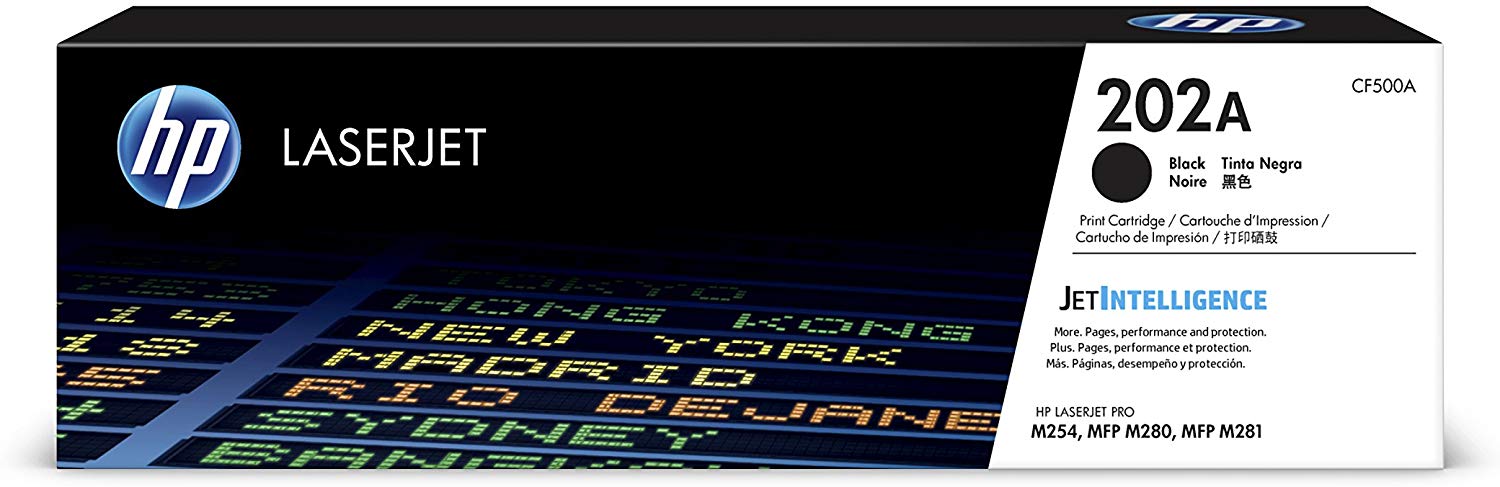 HP 202A | CF500A | Toner Cartridge | Black