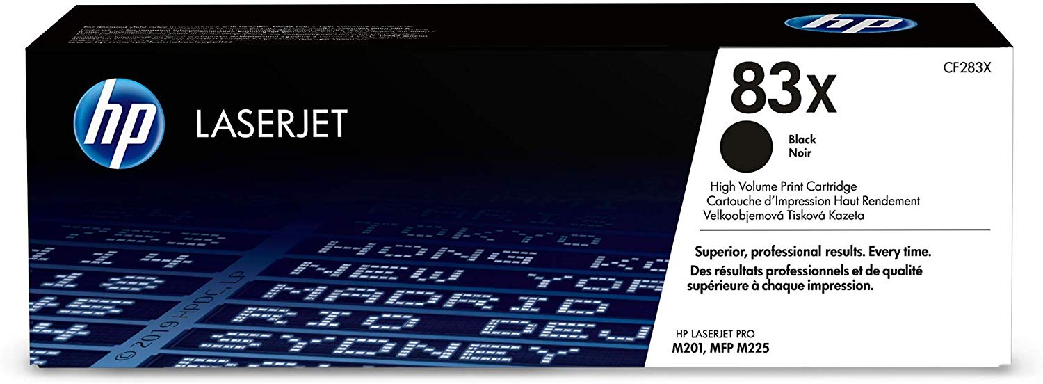 HP 83X | CF283X | Toner Cartridge | Black | High Yield