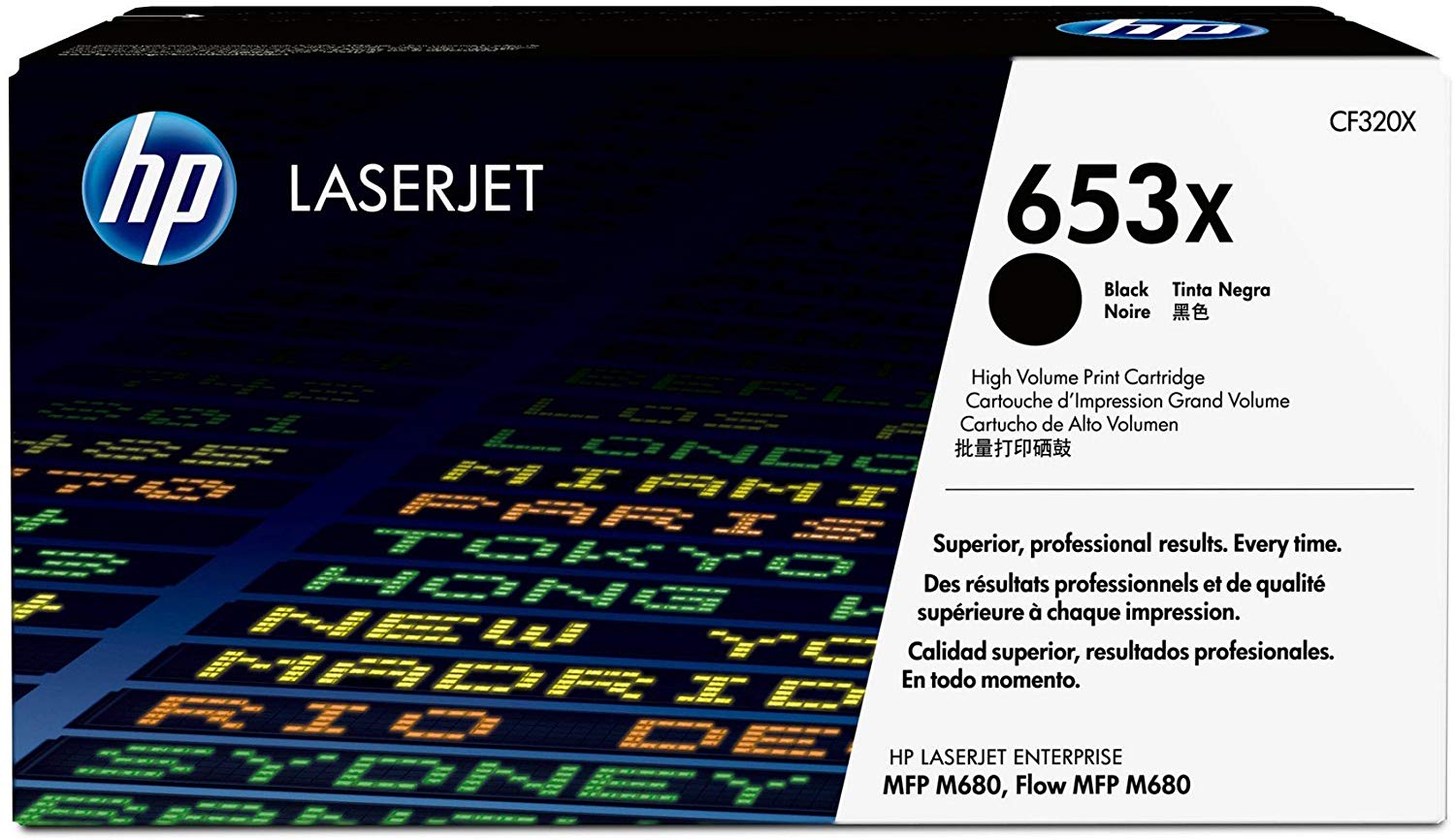 HP 653X | CF320X | Toner Cartridge | Black | High Yield