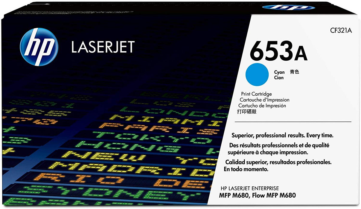 HP 653A | CF321A | Toner Cartridge | Cyan