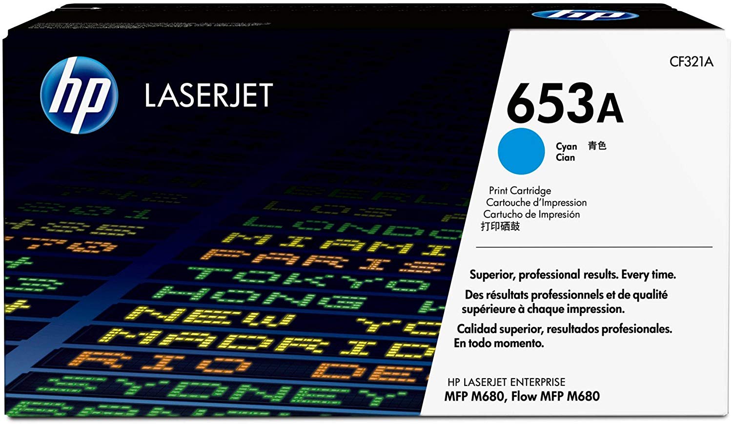 HP 653A | CF321A | Toner Cartridge | Cyan