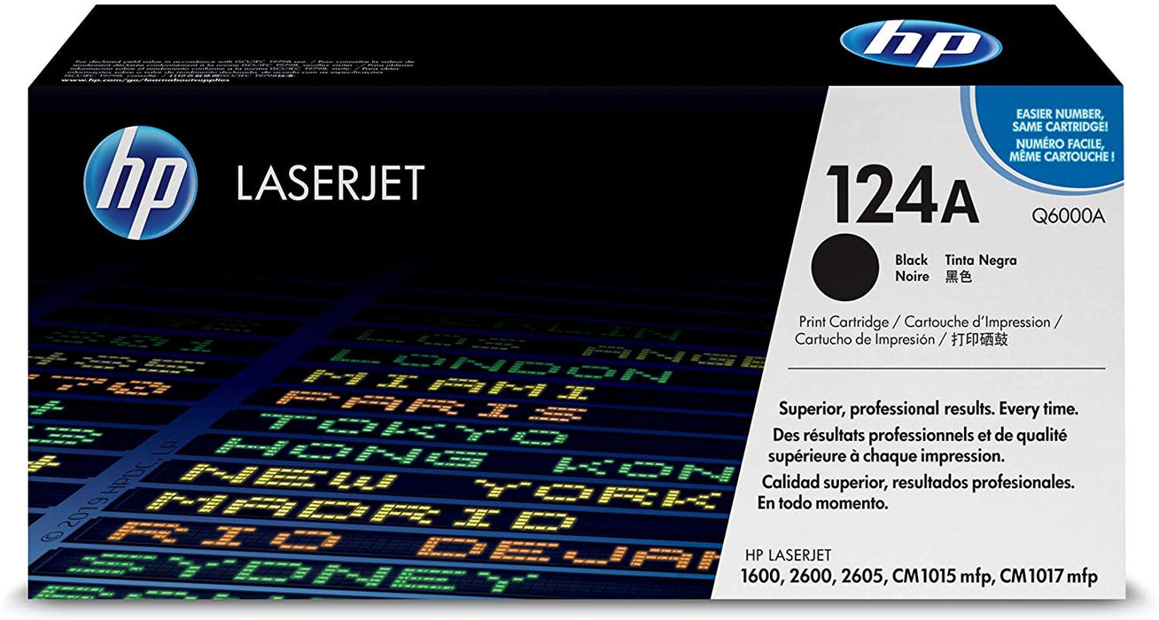 HP 124A | Q6000A | Toner Cartridge | Black