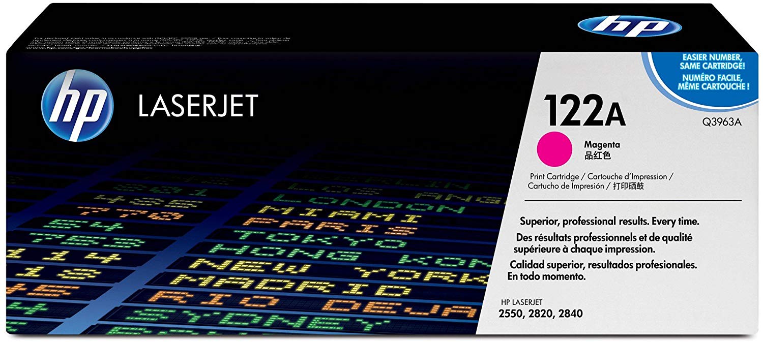 HP 122A (Q3963A) Magenta Original LaserJet Toner Cartridge