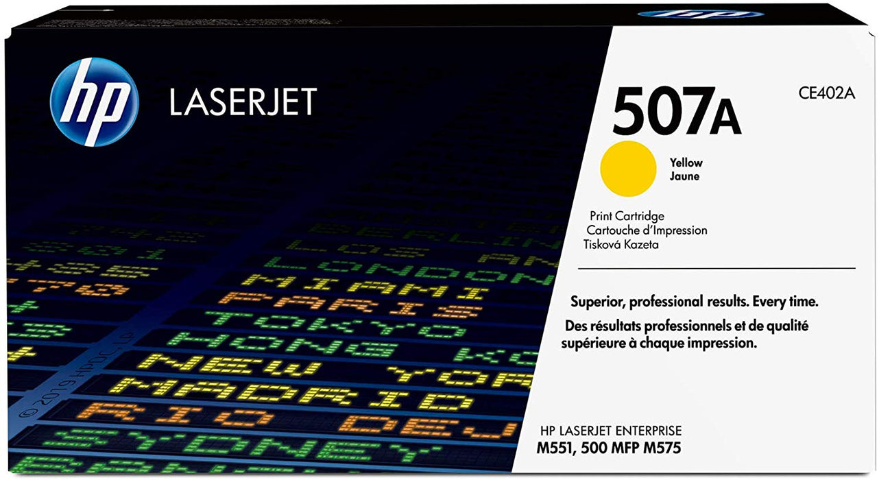 HP 507A | CE402A | Toner Cartridge | Yellow