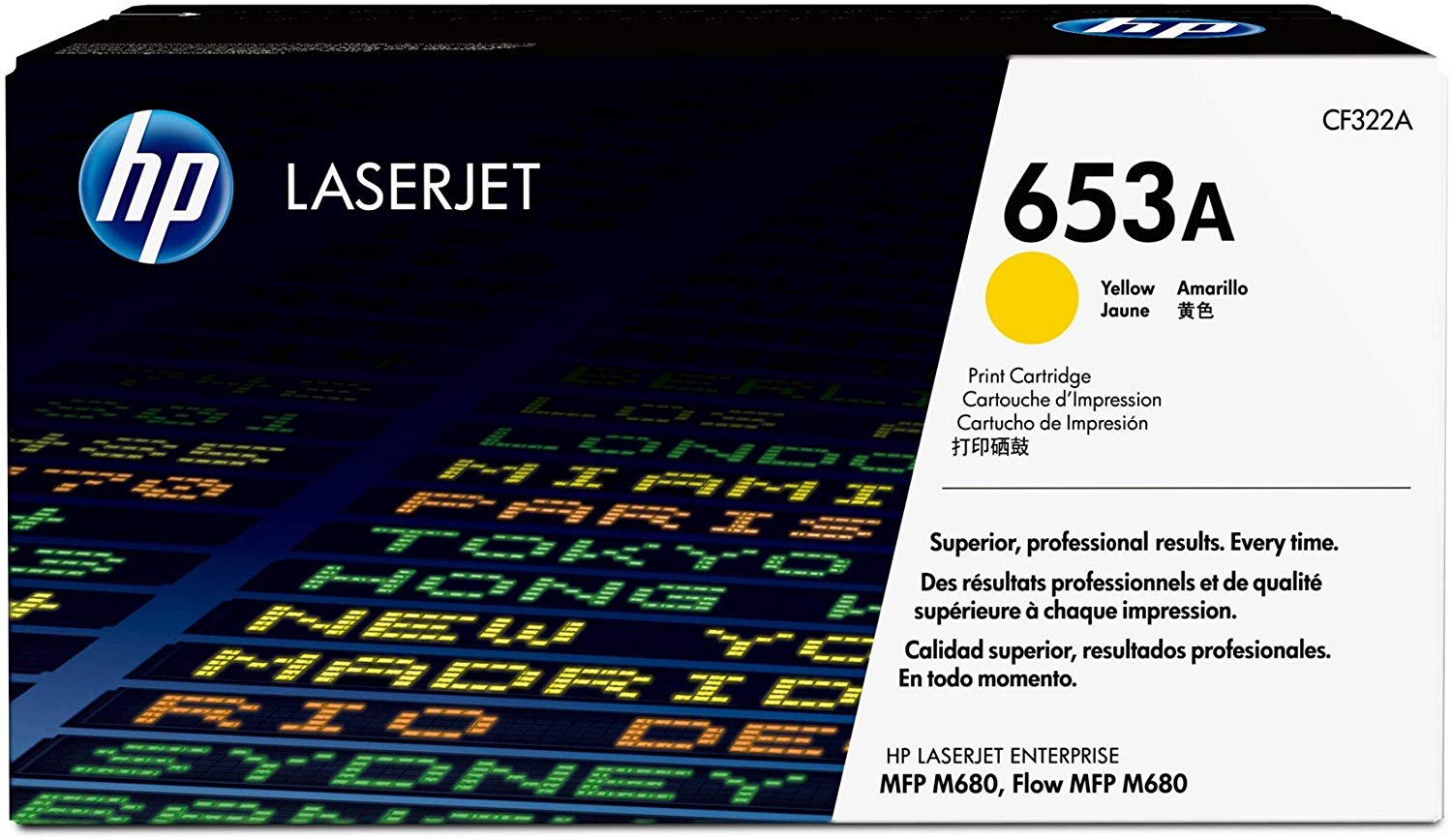 HP 653A | CF322A | Toner Cartridge | Yellow