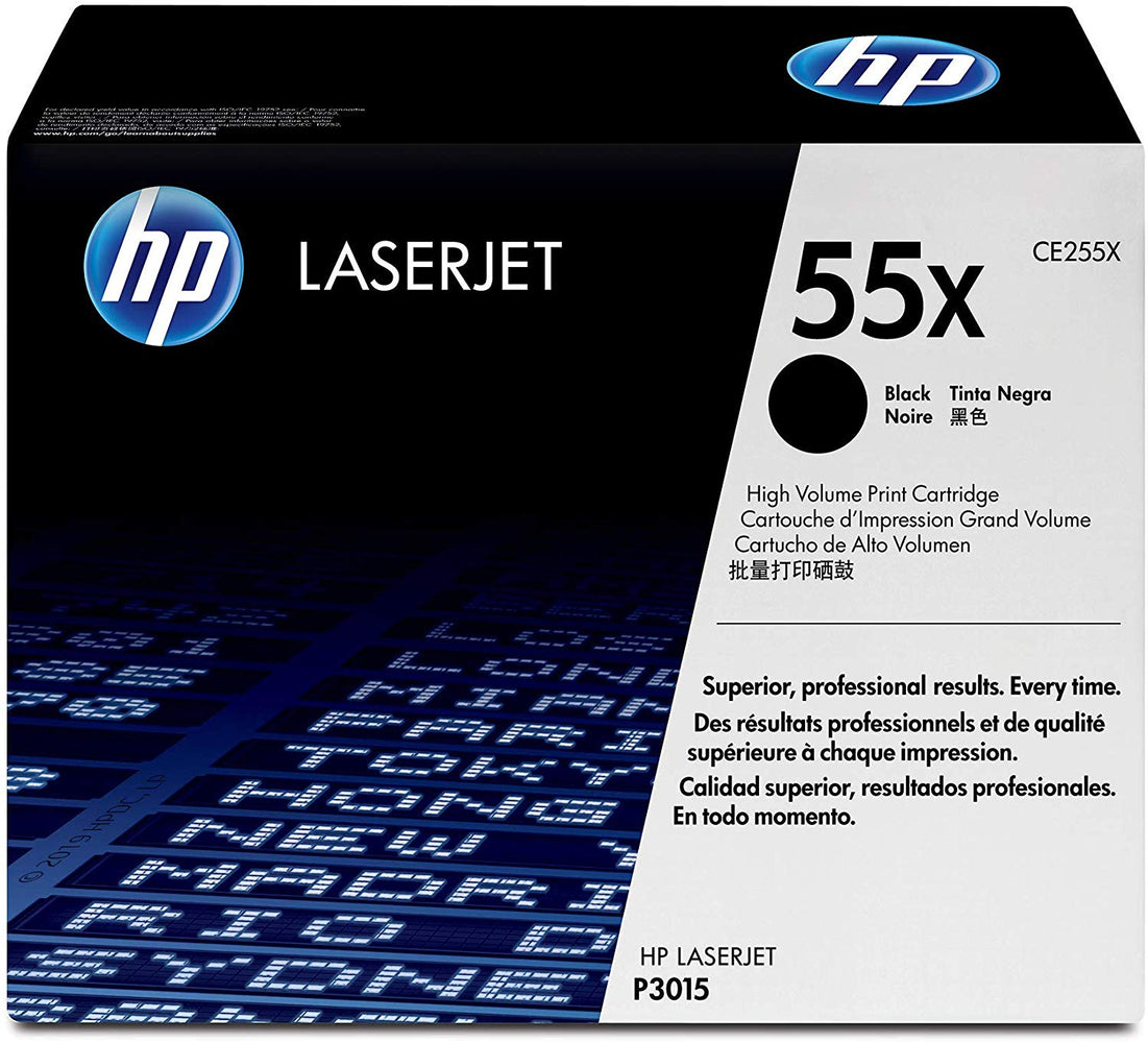 HP 55X | CE255X | Toner Cartridge | Black | High Yield