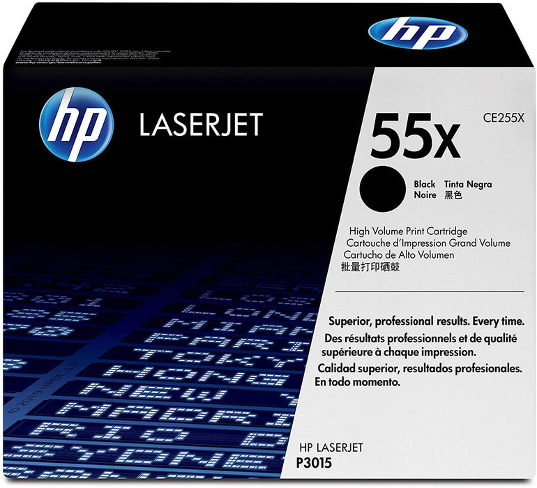 HP 55X | CE255X | Toner Cartridge | Black | High Yield