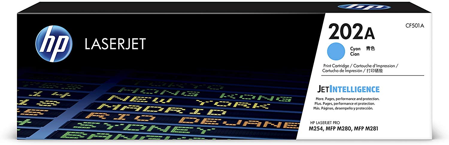 HP 202A | CF501A | Toner Cartridge | Cyan