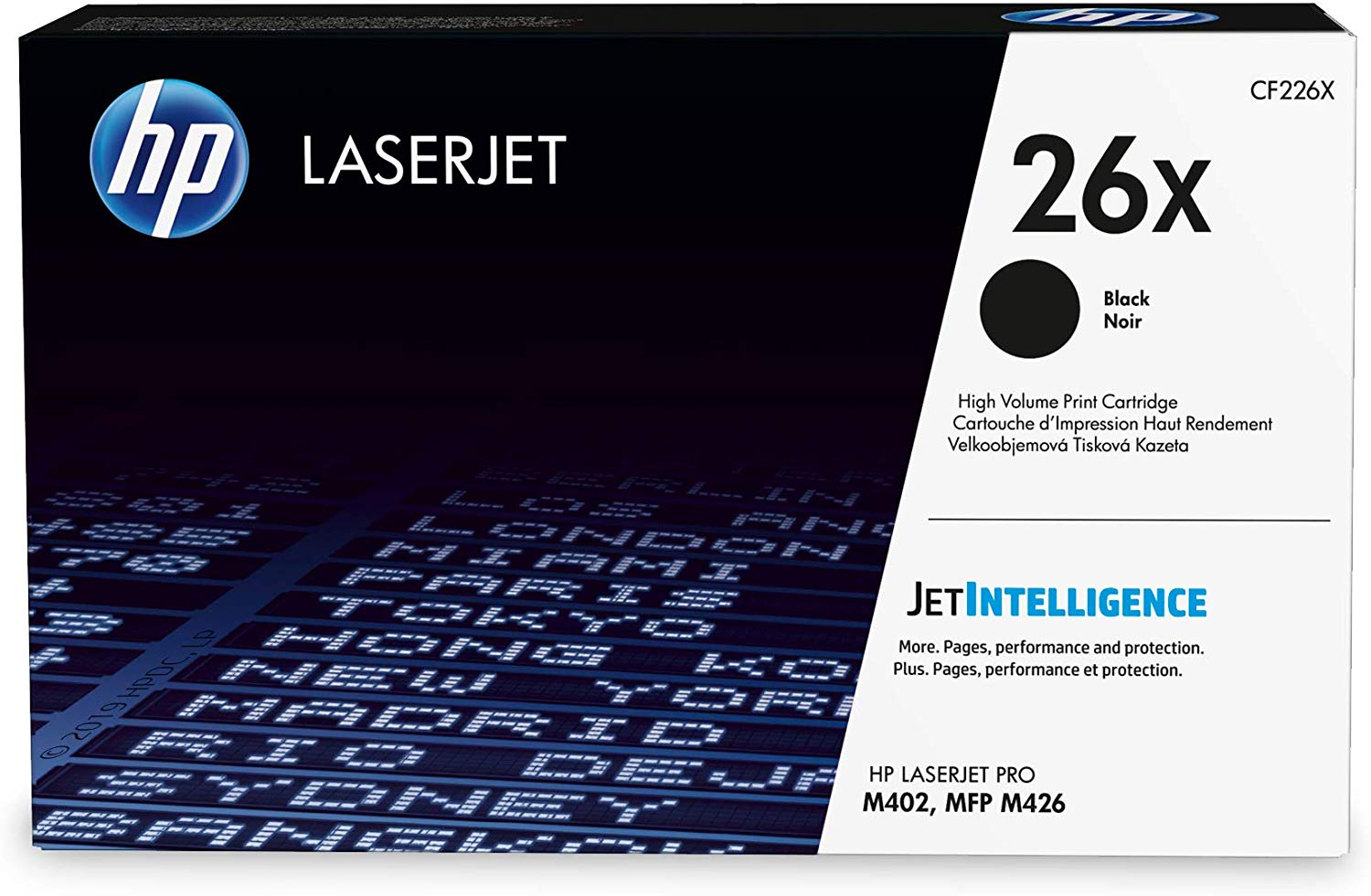 HP 26X | CF226X | Toner Cartridge | Black | High Yield