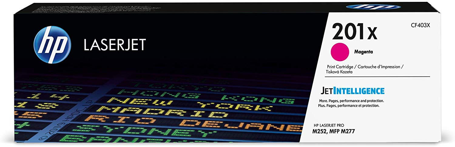 HP 201X | CF403X | Toner Cartridge | Magenta | High Yield