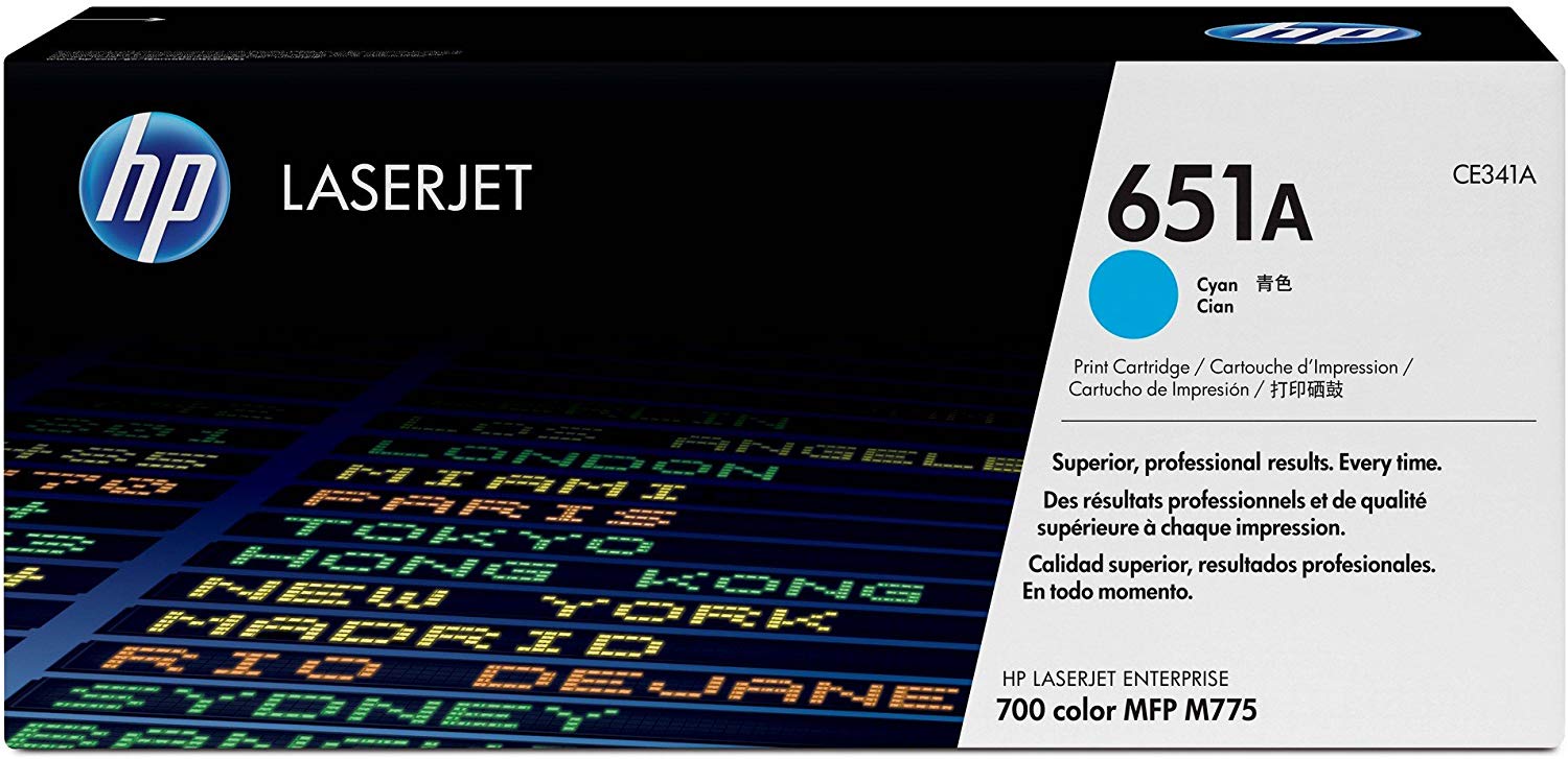 HP 651A | CE341A | Toner Cartridge | Cyan