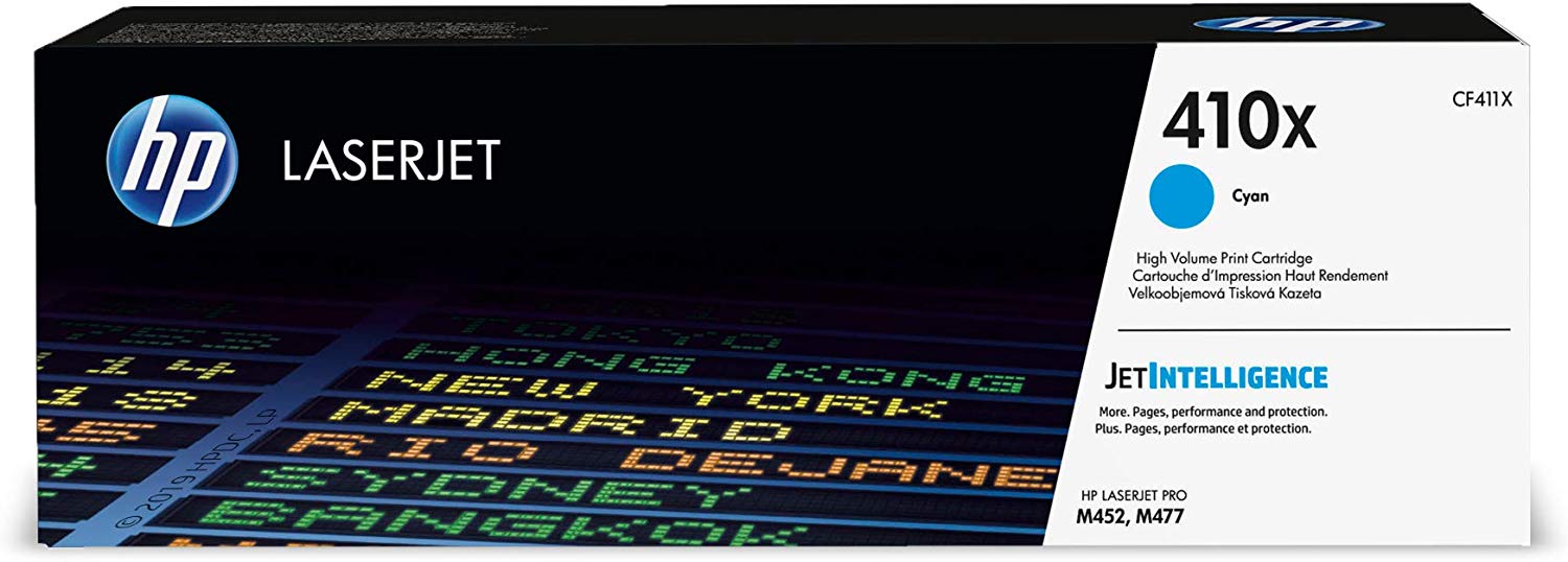 HP 410X | CF411X | Toner Cartridge | Cyan | High Yield