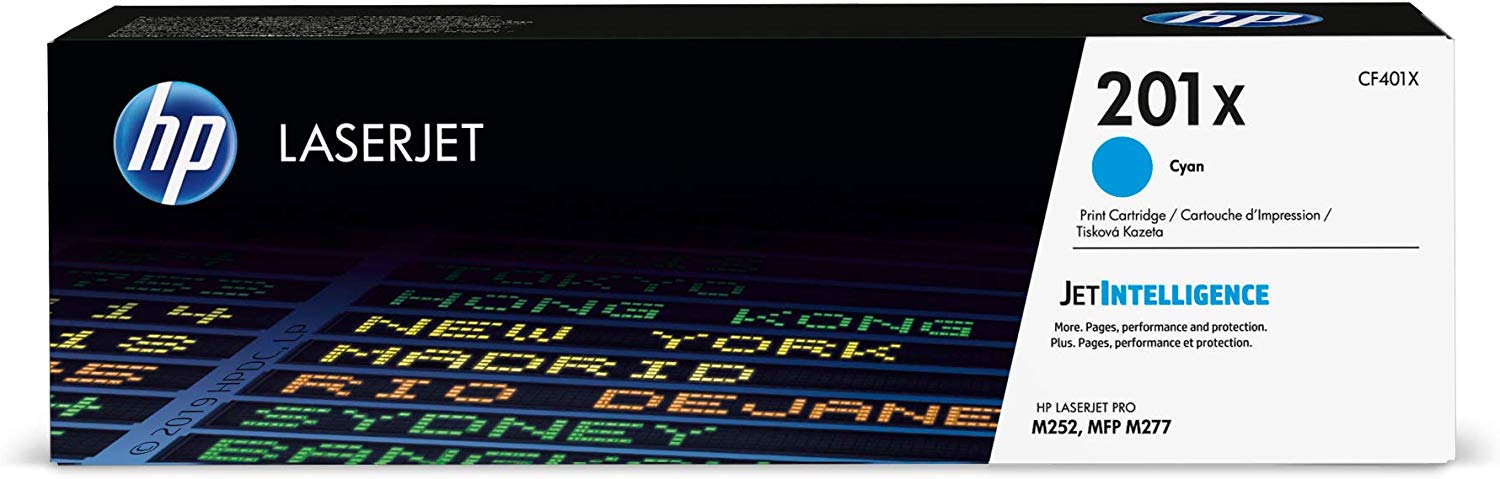 HP 201X | CF401X | Toner Cartridge | Cyan | High Yield