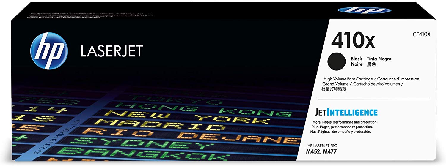 HP 410X | CF410X | Toner Cartridge | Black | High Yield