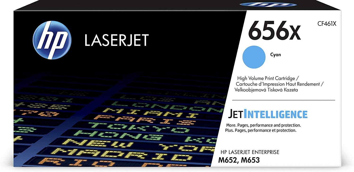 HP 656X | CF461X | Toner Cartridge | Cyan | High Yield