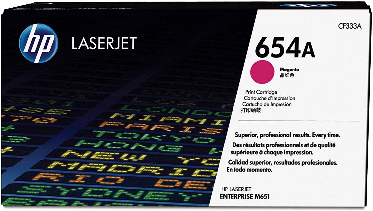 HP 654A | CF333A | Toner Cartridge | Magenta