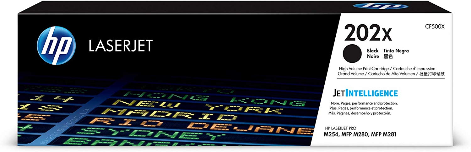 HP 202X | CF500X | Toner Cartridge | Black | High Yield