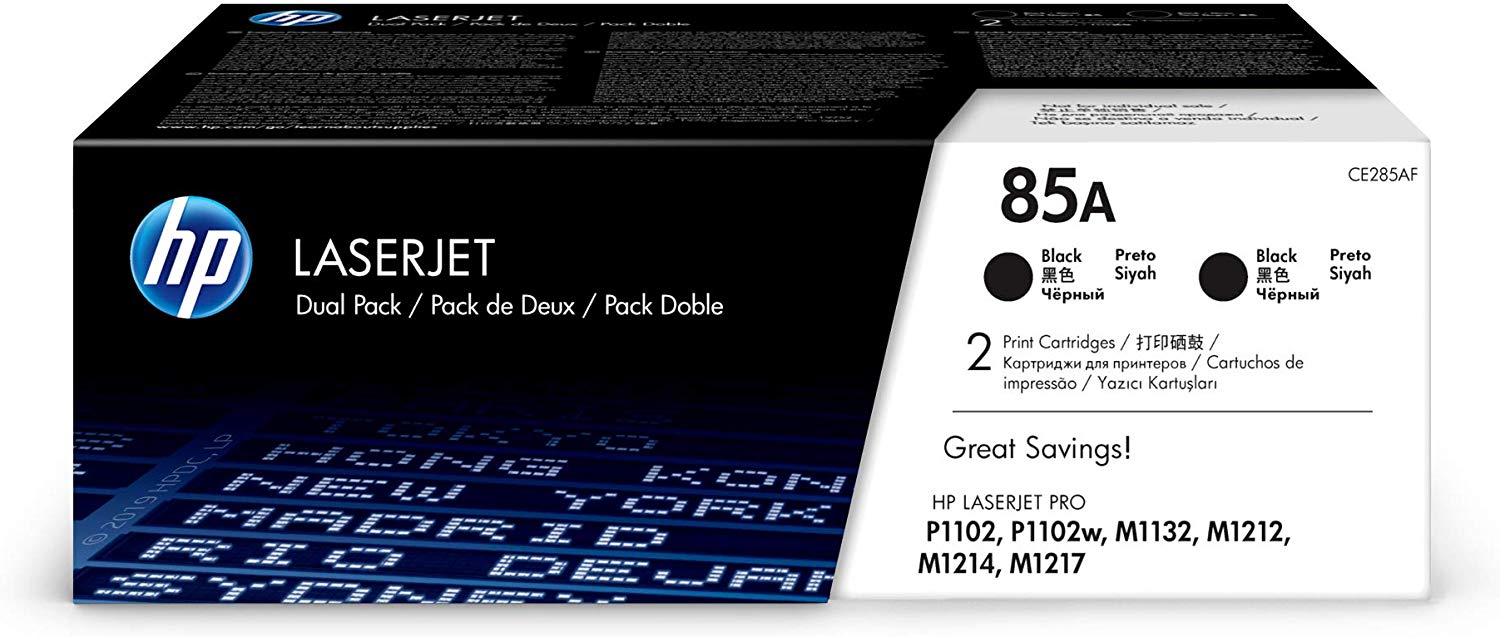 HP 85A | CE285D | 2 Toner Cartridges | Black