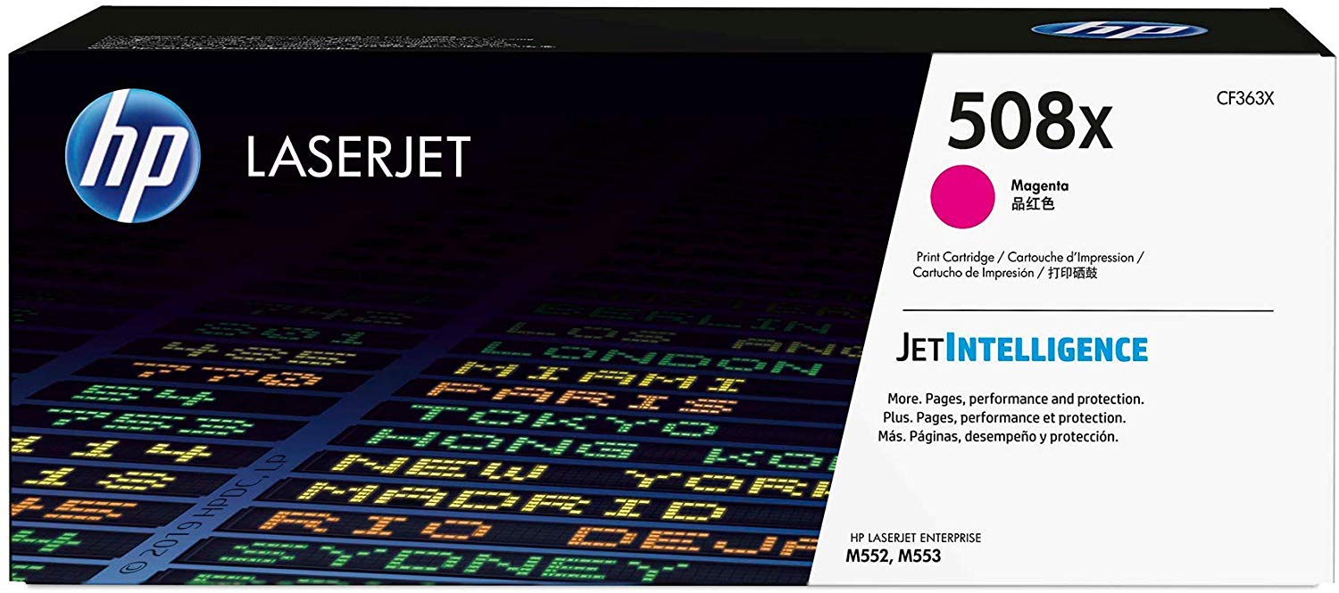 HP 508X | CF363X | Toner Cartridge | Magenta | High Yield