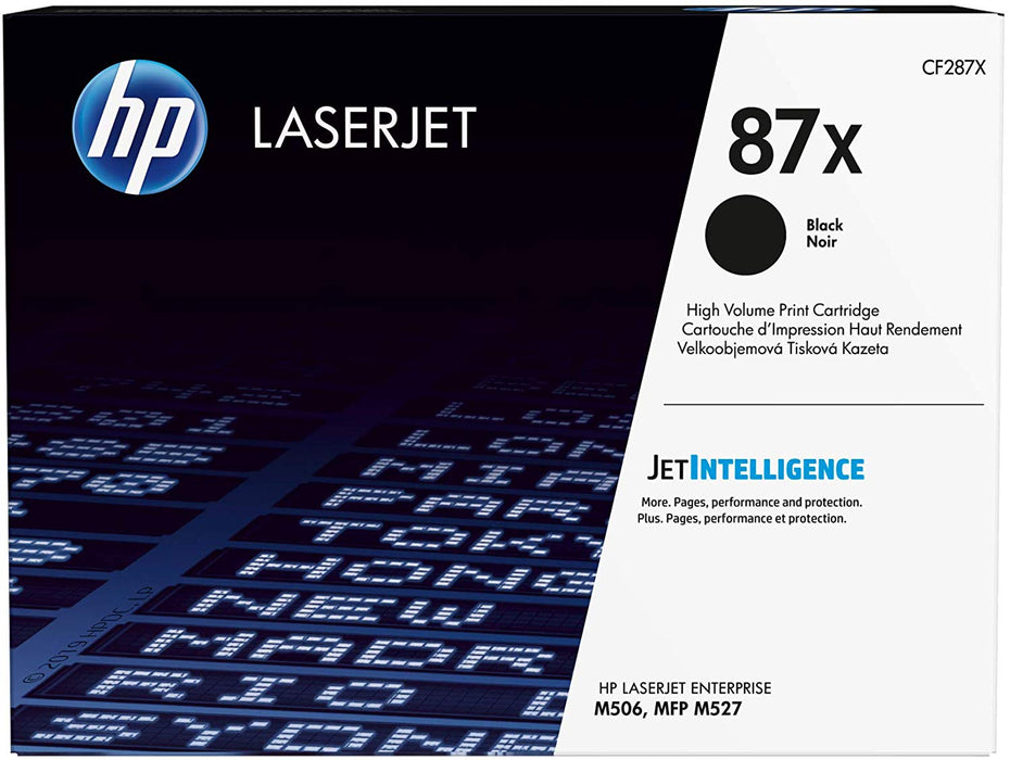 HP 87X | CF287X | Toner Cartridge | Black | High Yield
