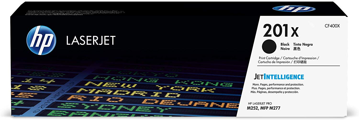 HP 201X | CF400X | Toner Cartridge | Black | High Yield