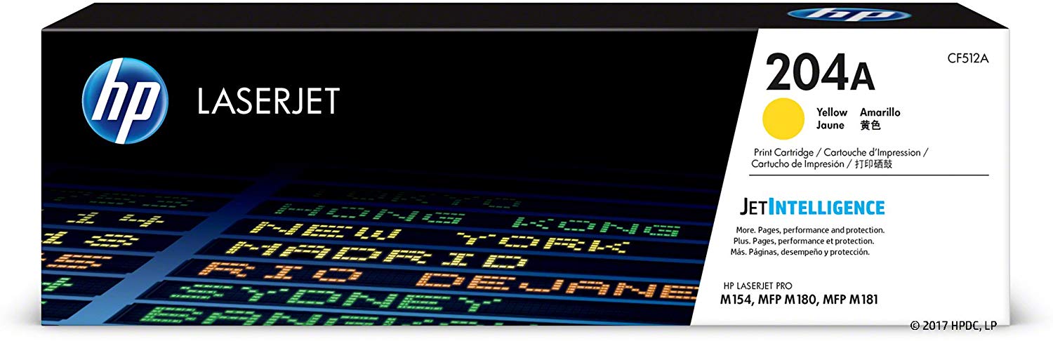 HP 204A | CF512A | Toner Cartridge | Yellow