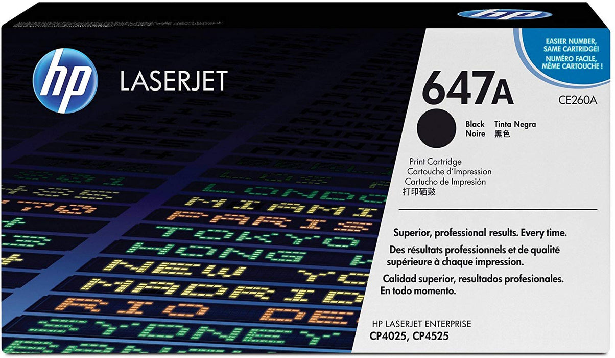HP 647A | CE260A | Toner Cartridge | Black
